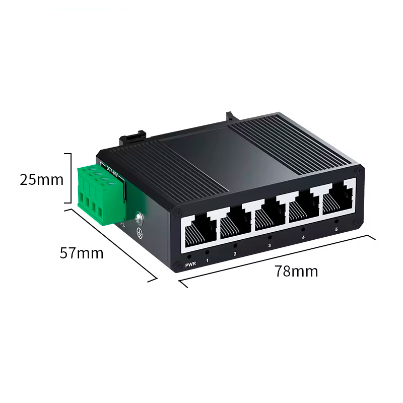 Switch Industrial Gigabit 5 Puertos GoodTop ZX-SG05i Mini - Epatronics